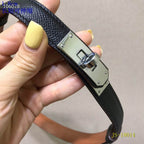 Adjustable Leather Belt 18MM