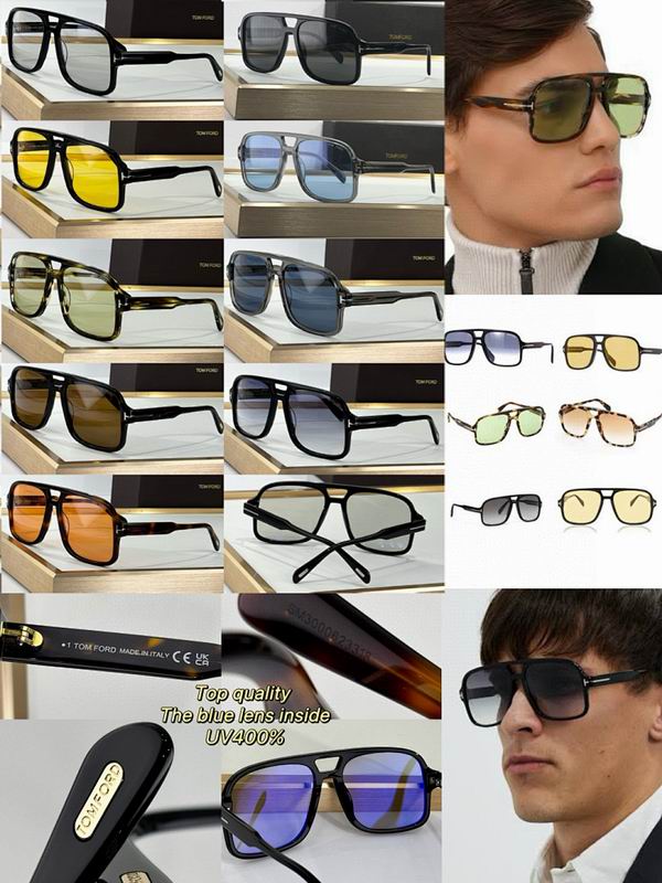 Classic Rectangular Acetate Sunglasses