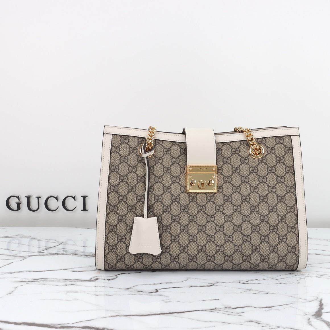 Apricot White Bag