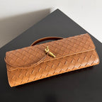 Andiamo Leather Clutch
