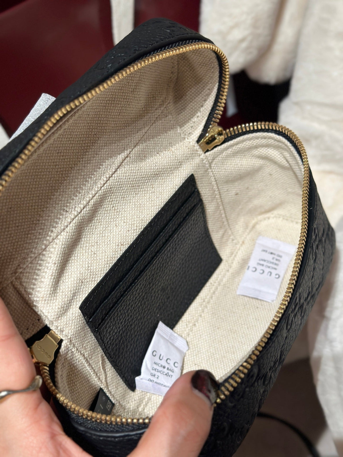 Shoulder Bag Pressed Leather