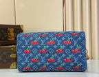 Monogram Denim Cerise